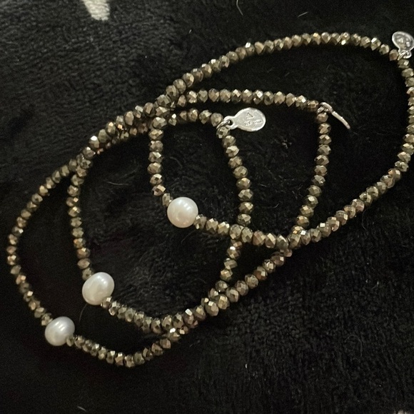Freshwater Pearl And Pyrite Beaded Stretch
By Colleen Lopez - Picture 5 of 10